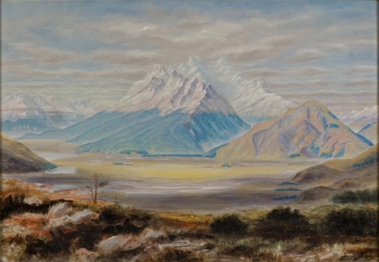 Tom Thomson Painting of Mount Earnslaw oil painting image